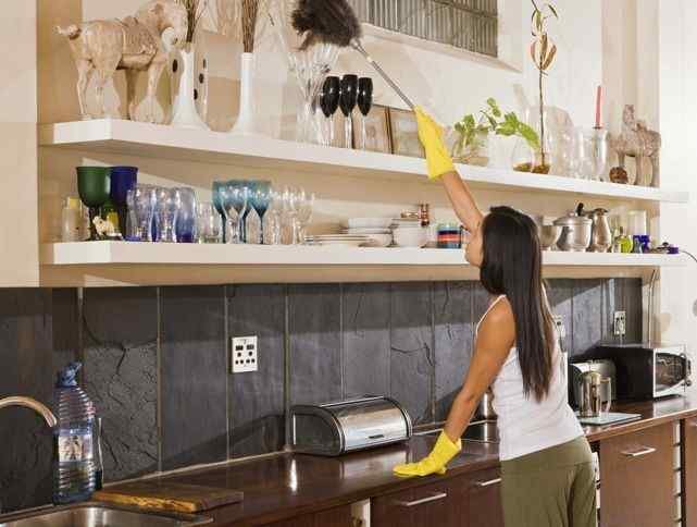 Spring cleaning in a Yakima home after winter